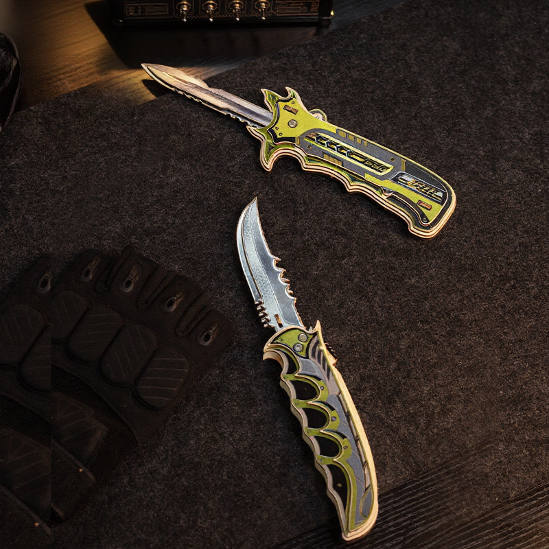 Plymagic Assembly Model - Wooden Butterfly Knife