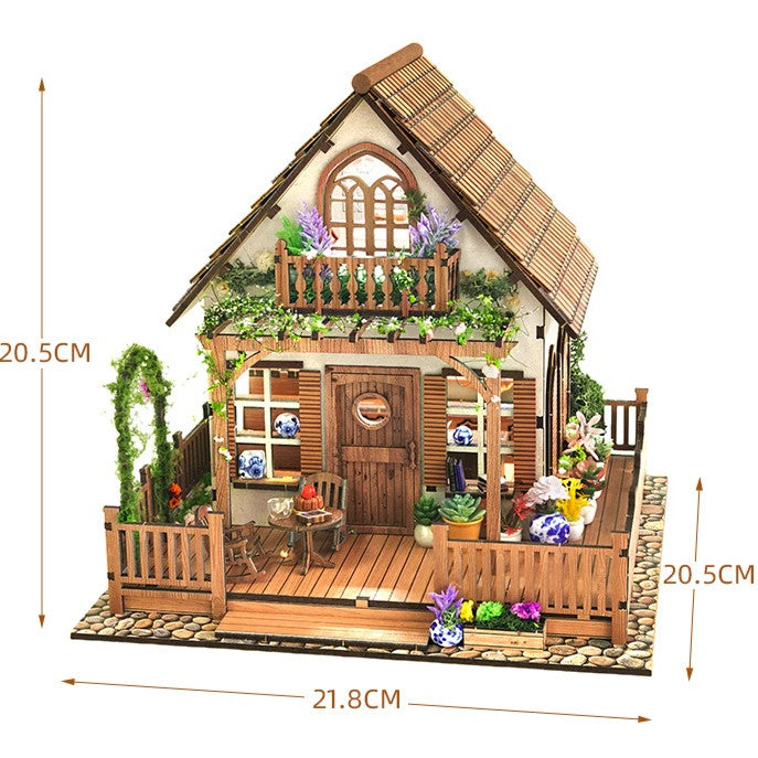 Plymagic DIY Mini House - Retro wooden house
