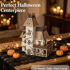 Plymagic DIY Mini House - Halloween Haunted House Decorations