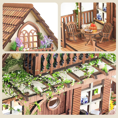 Plymagic DIY Mini House - Retro wooden house