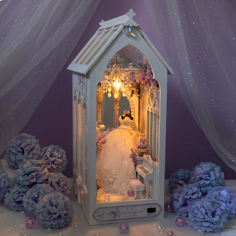 Plymagic DIY Book Nook - Romantic Wedding Dress Main image