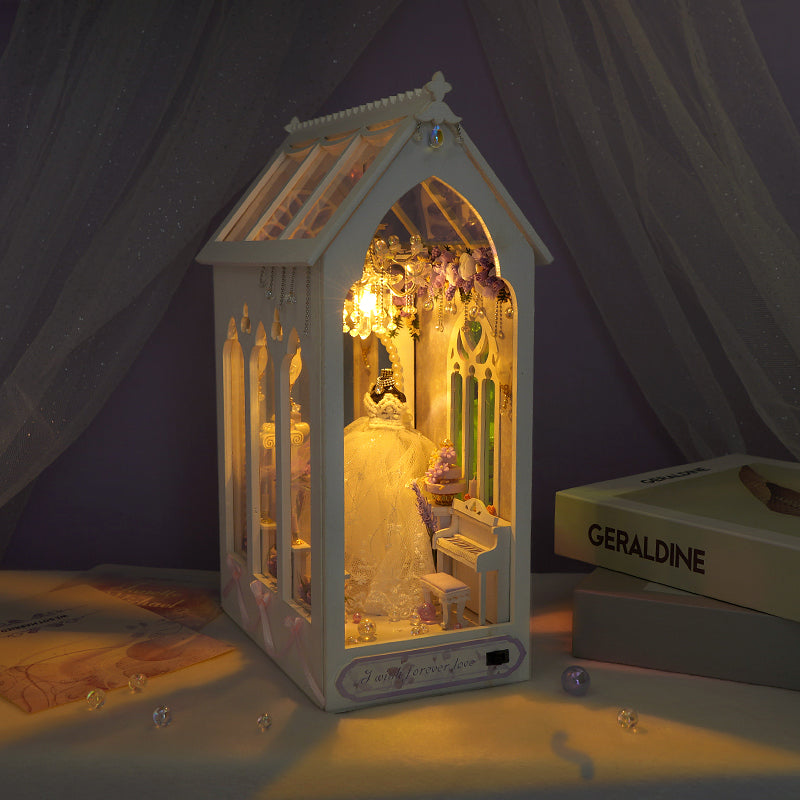 Plymagic DIY Book Nook - Romantic Wedding Dress