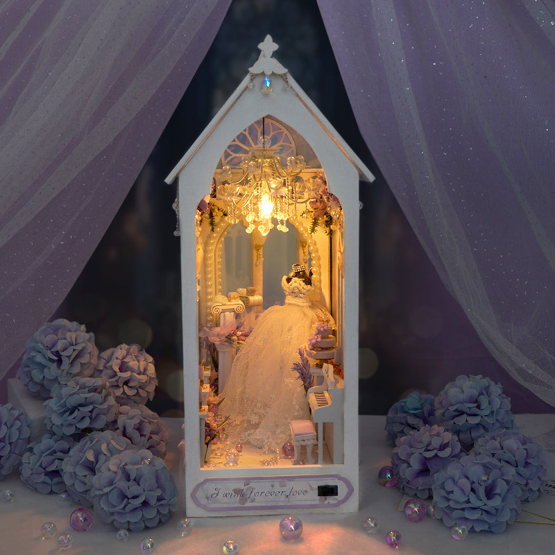 Plymagic DIY Book Nook - Romantic Wedding Dress