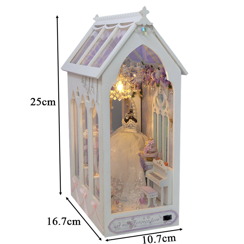 Plymagic DIY Book Nook - Romantic Wedding Dress