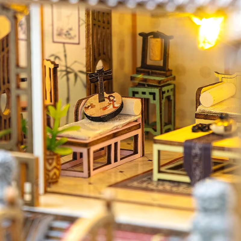 Plymagic DIY Mini House - Blossom Latern Pavilion