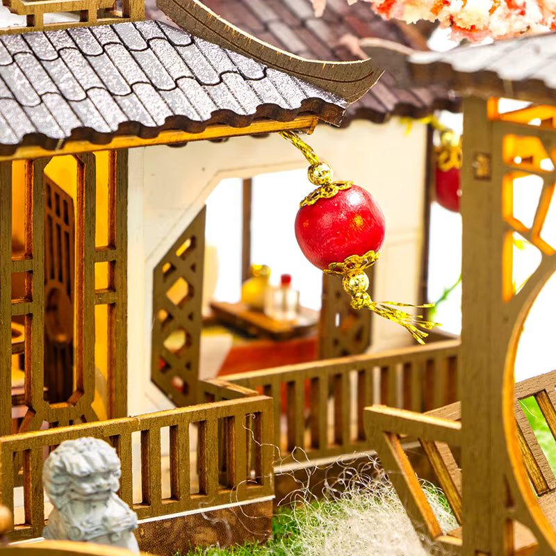 Plymagic DIY Mini House - Blossom Latern Pavilion