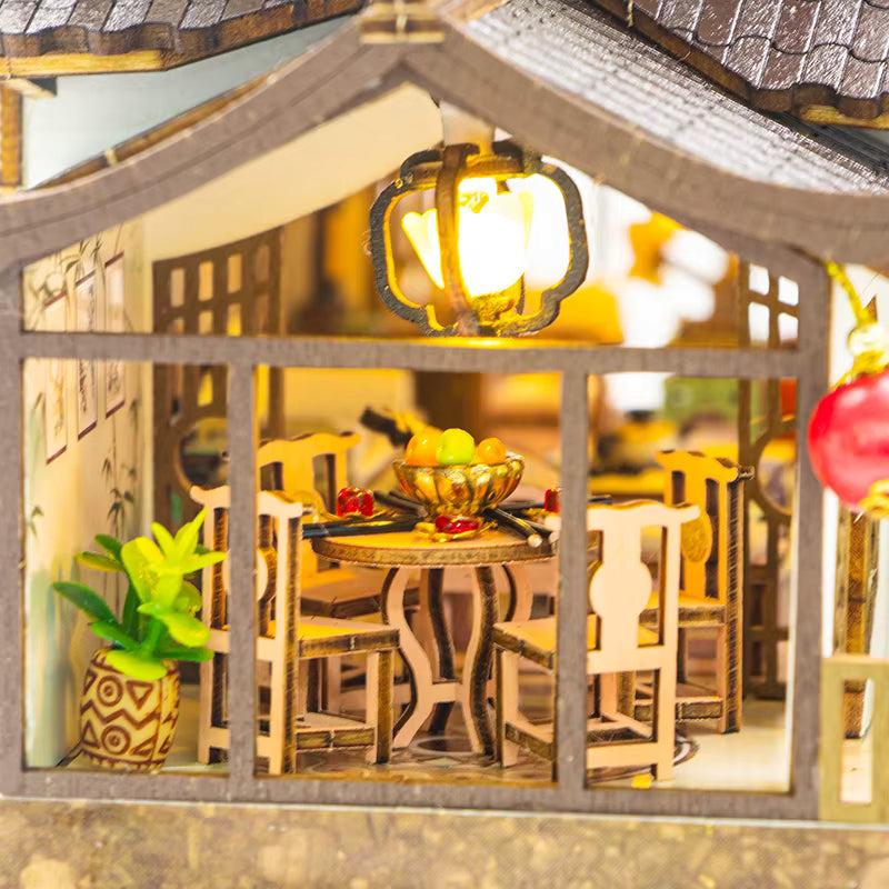 Plymagic DIY Mini House - Blossom Latern Pavilion