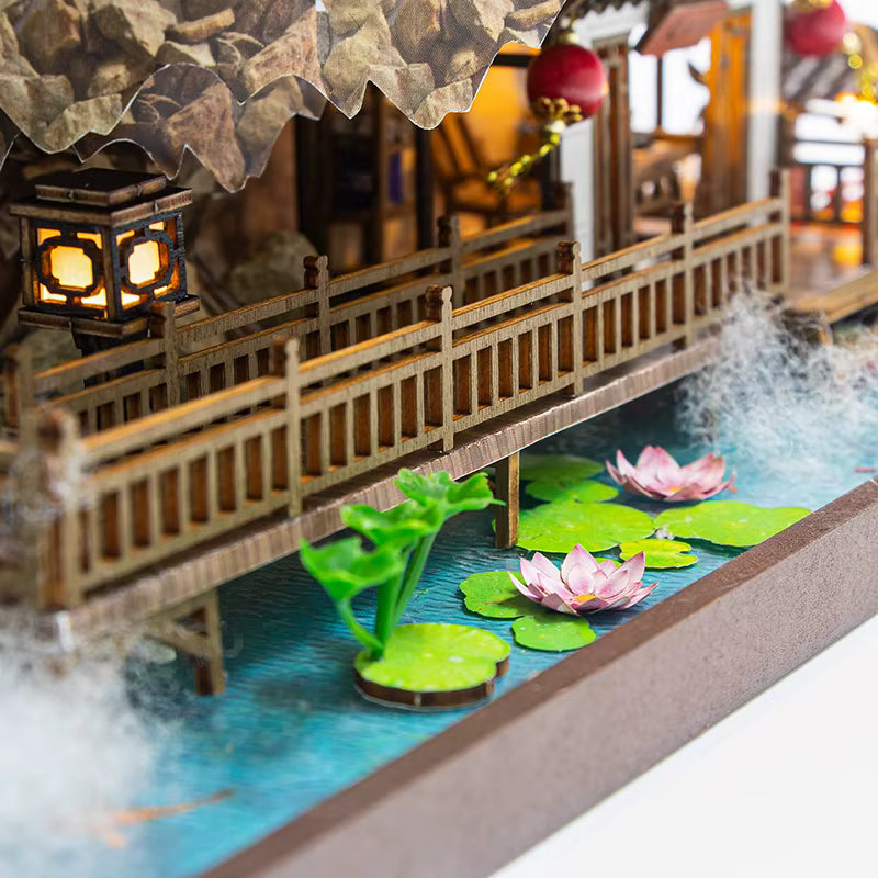 Plymagic DIY Mini House - Blossom Latern Pavilion