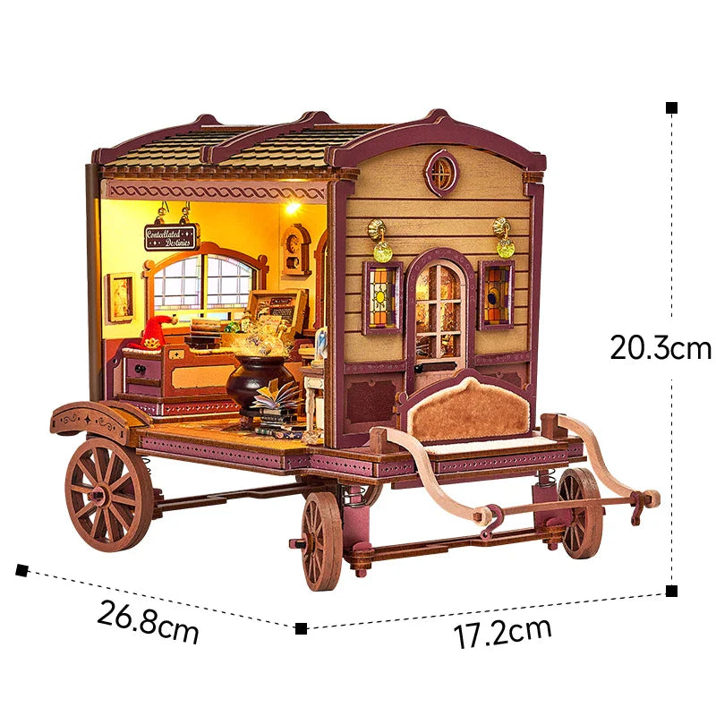 Plymagic DIY Mini House - Wandering Wizard’s Wagon
