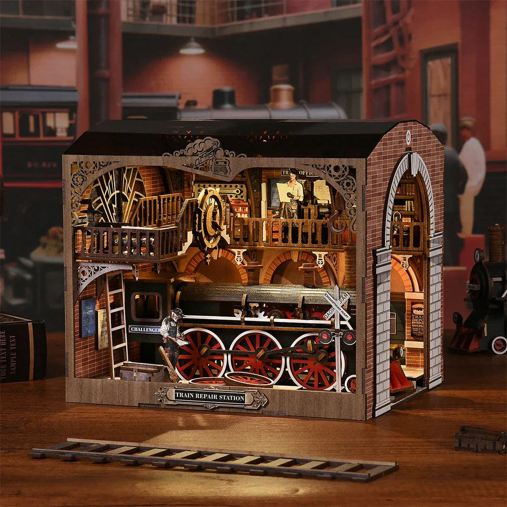 Plymagic DIY Mini House - Locomotive Works