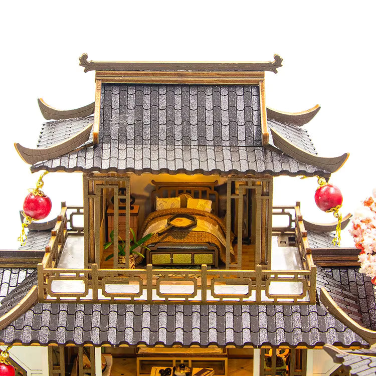 Plymagic DIY Mini House - Blossom Latern Pavilion