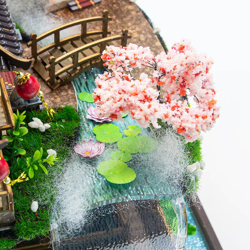 Plymagic DIY Mini House - Blossom Latern Pavilion