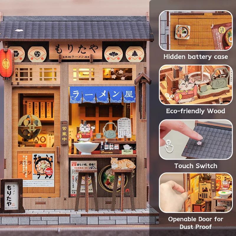 Plymagic DIY Book Nook - Japan Ramen Shop
