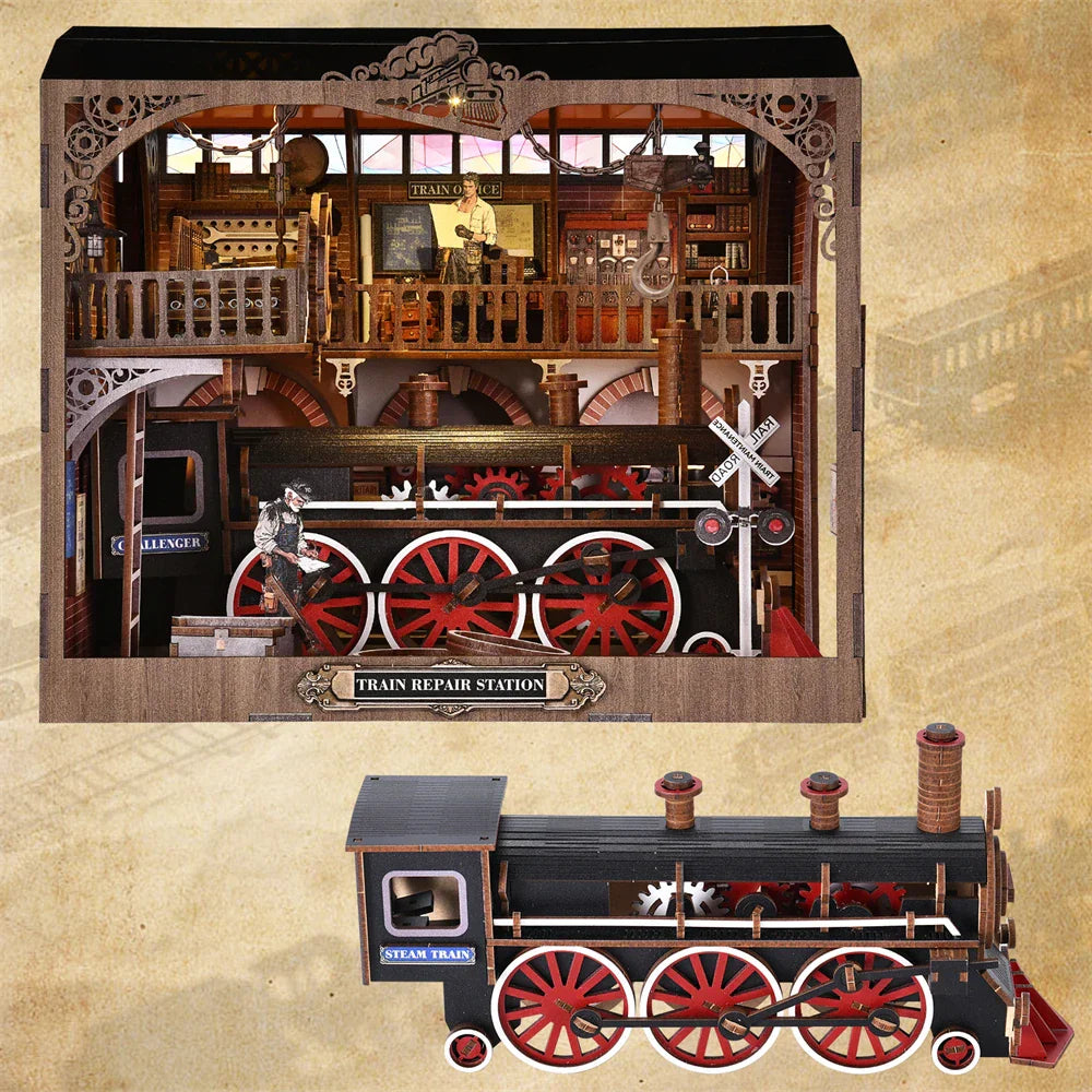 Plymagic DIY Mini House - Locomotive Works