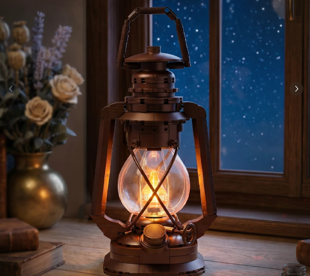 Vintage kerosene lamp