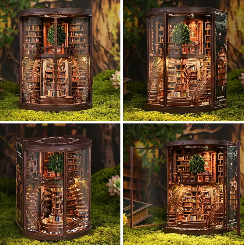 Plymagic DIY Book Nook - Wisdom Ring Book Repository