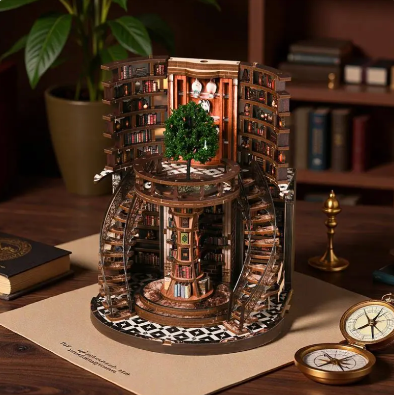 Plymagic DIY Book Nook - Wisdom Ring Book Repository