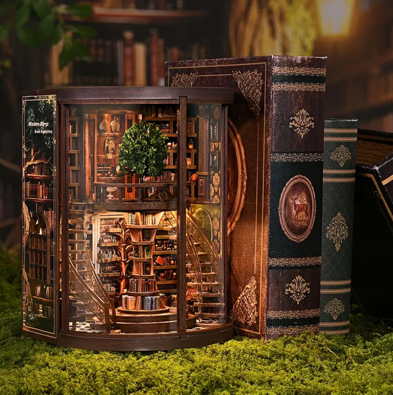 Plymagic DIY Book Nook - Wisdom Ring Book Repository Main image