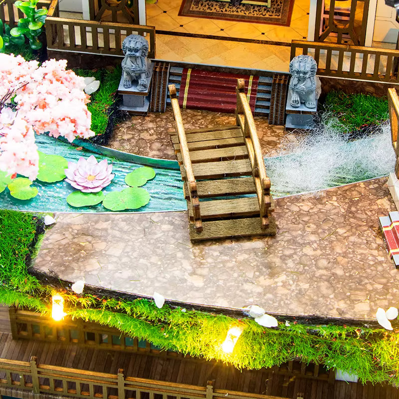 Plymagic DIY Mini House - Blossom Latern Pavilion