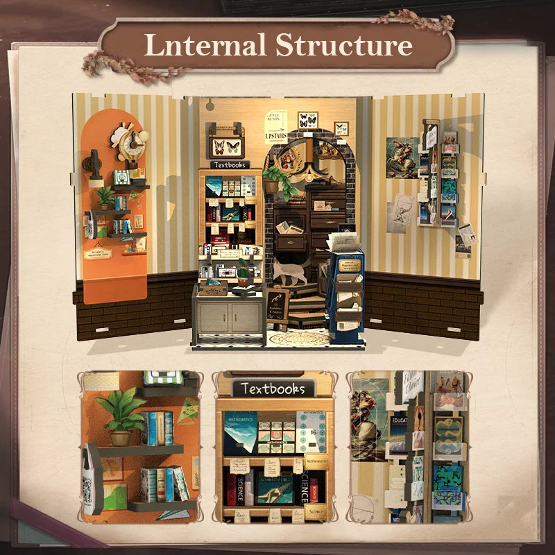 Plymagic DIY Book Nook - Local Bookstore