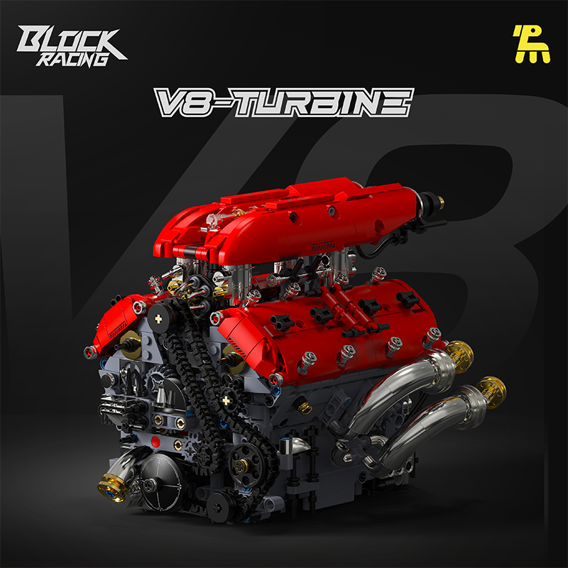 Plymagic Assembly Model - V8 Turbo Engine