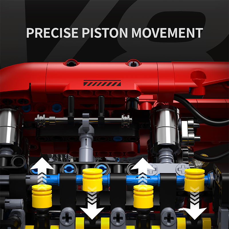 Plymagic Assembly Model - V8 Turbo Engine