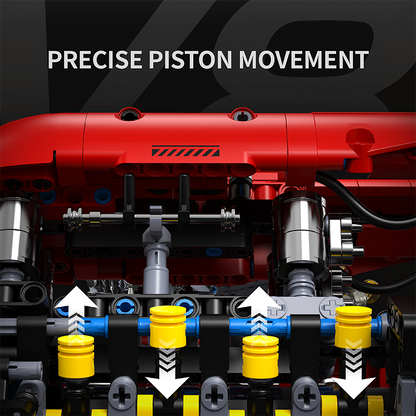 Plymagic Assembly Model - V8 Turbo Engine