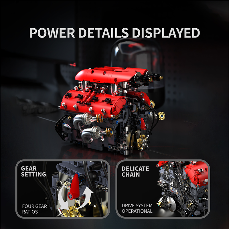 Plymagic Assembly Model - V8 Turbo Engine