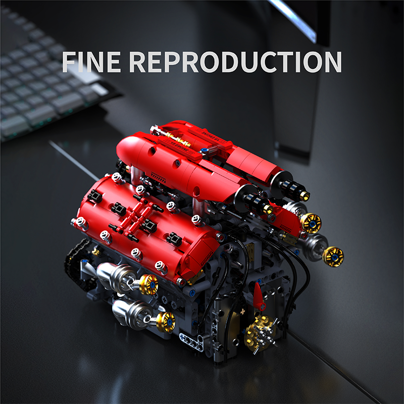 Plymagic Assembly Model - V8 Turbo Engine