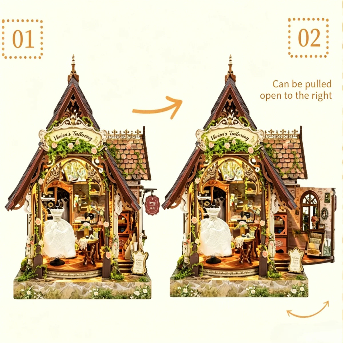 Plymagic DIY Mini House - Dream Dress Studio