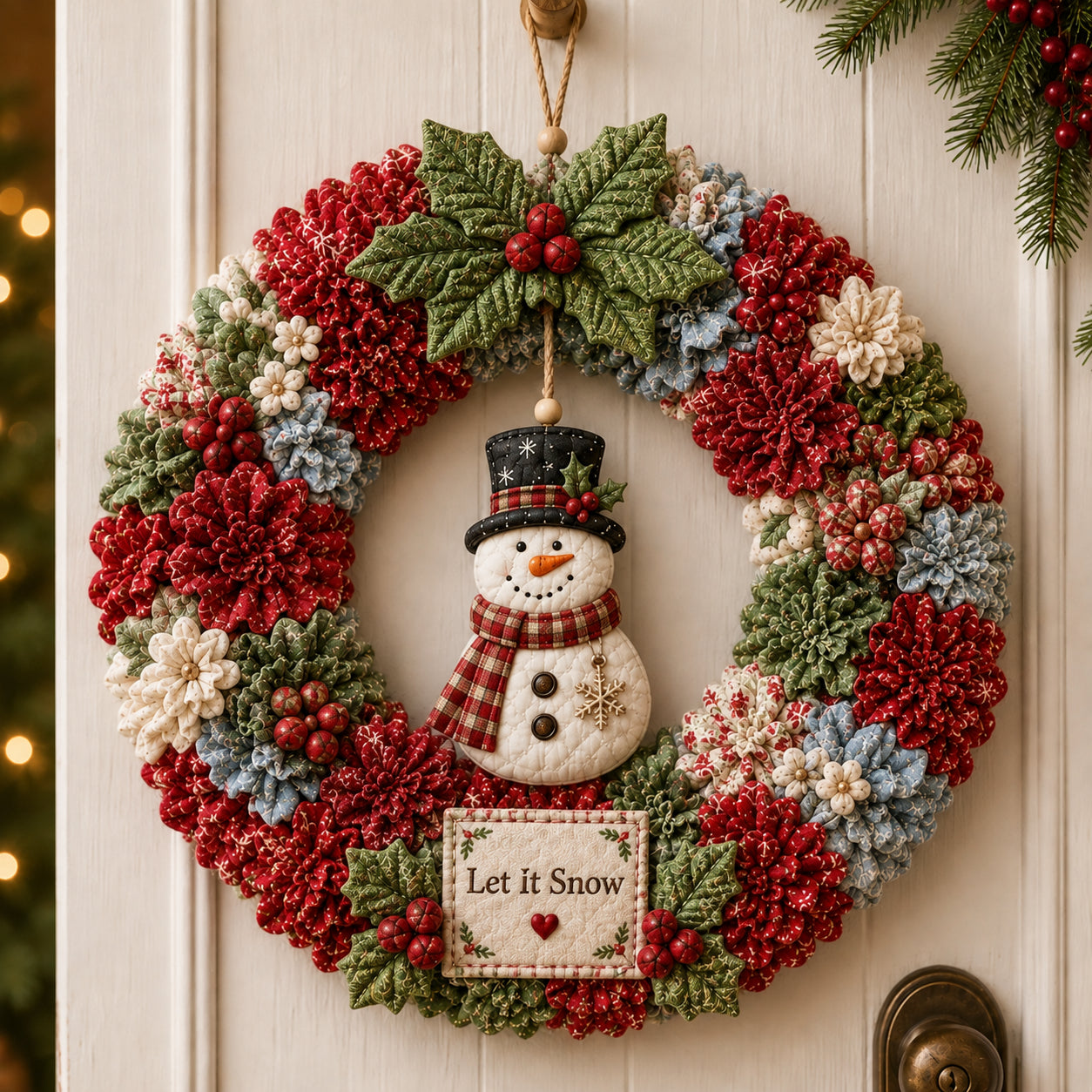 Plymagic DIY Poke Art Kit - Fabric Poke Wreath