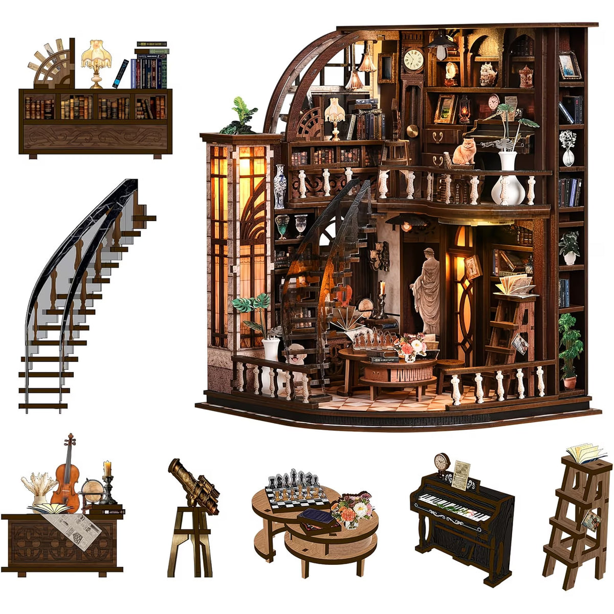 Plymagic DIY Book Nook - Bacchus Bookstore