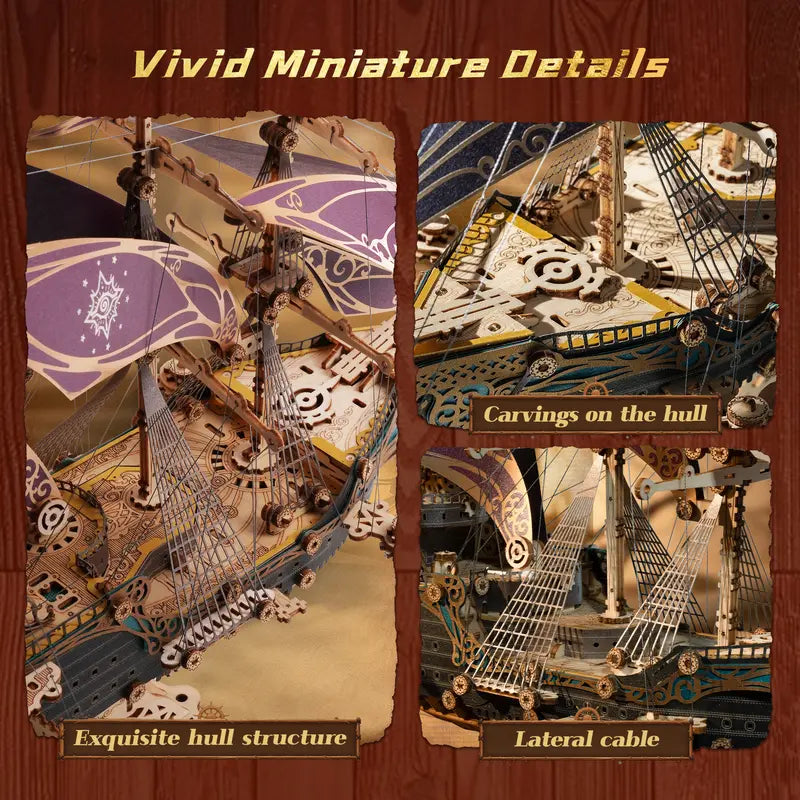 Plymagic Assembly Model - Pirate Ship