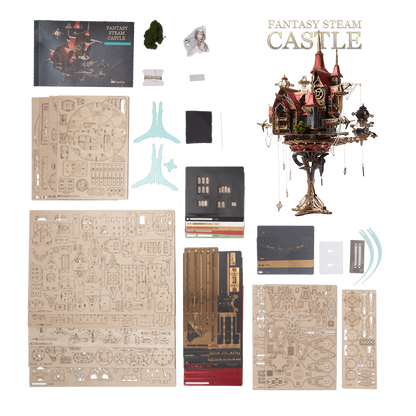 Plymagic Assembly Model - Fantasy Steam Castle