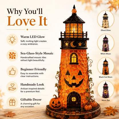 Plymagic DIY Sea Glass  – 🎃Halloween Lighthouse