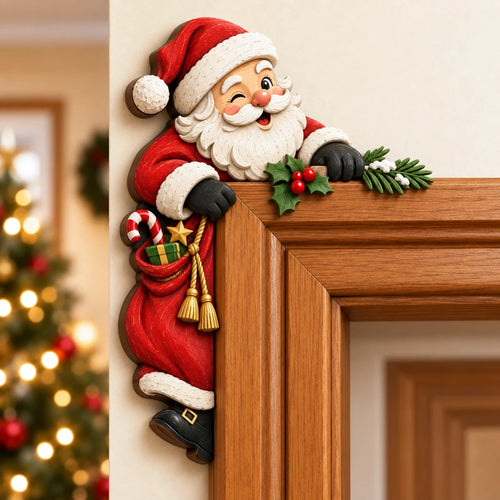 🎅Christmas Peekaboo Door Frame Corner Decor