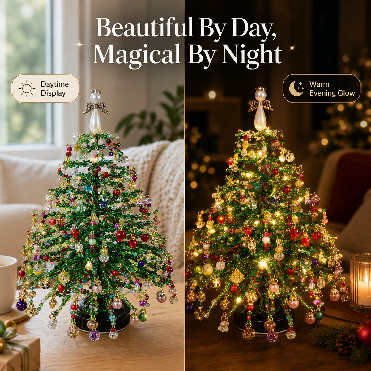 Plymagic DIY Pearl Art - Beaded Christmas Tree🎅