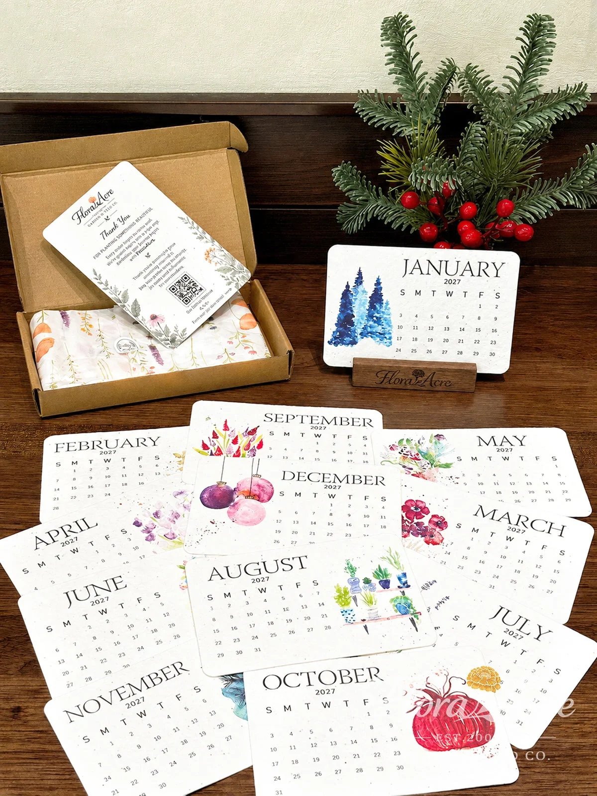 ✨Early Holiday Sale 50% OFF🌱Eco-Friendly Plantable “Timeless” Seed Calendar 2027