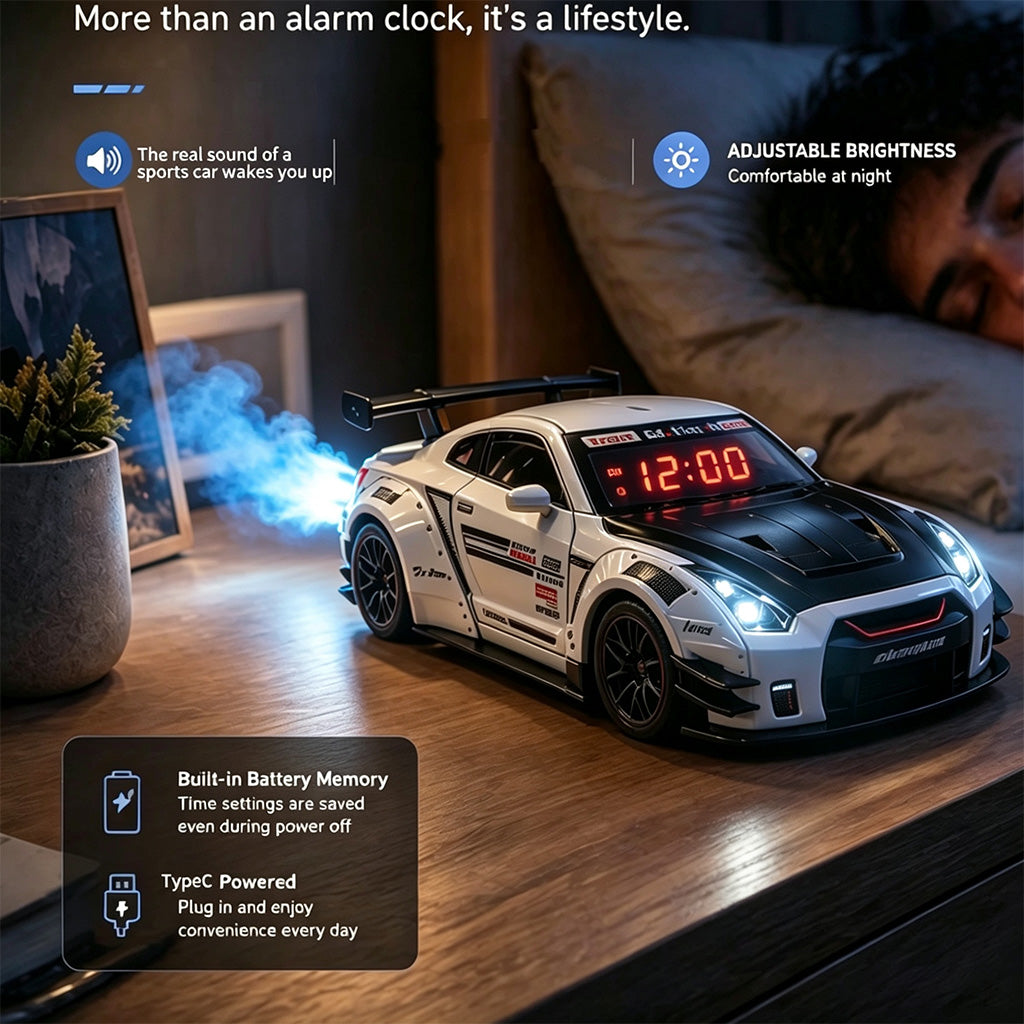 Sports Car Alarm Clock