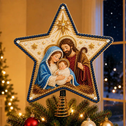 Plymagic DIY Pearl Art Tree Topper - ✝️ The Birth of Jesus