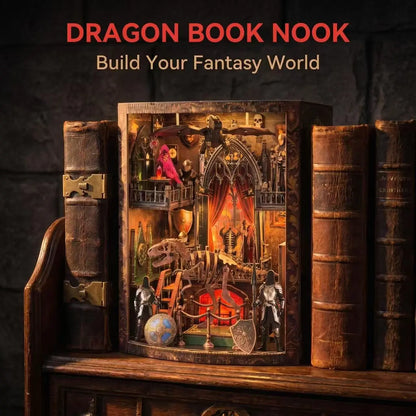 Plymagic DIY Book Nook - Hall of the Dragon Knights