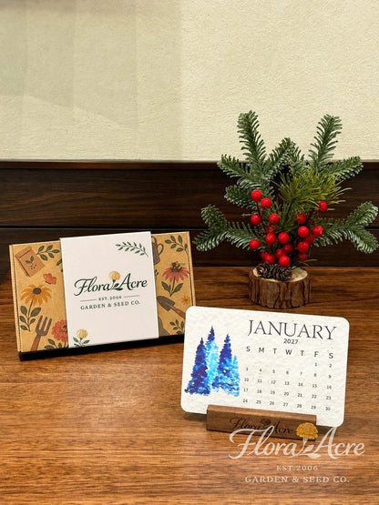 ✨Early Holiday Sale 50% OFF🌱Eco-Friendly Plantable “Timeless” Seed Calendar 2027