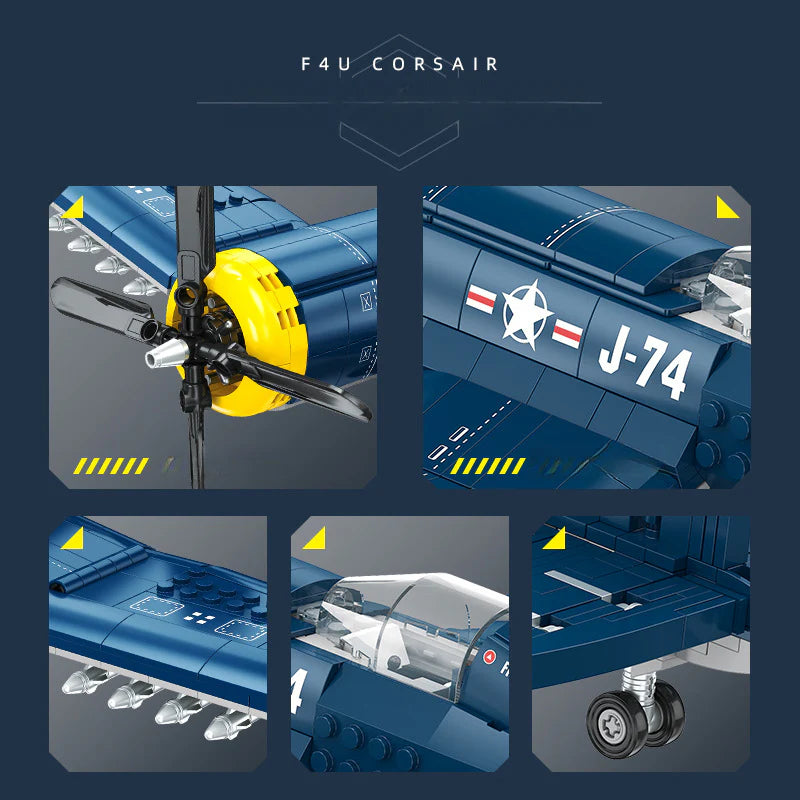 Plymagic Assembly Model - F4U Corsair Fighter