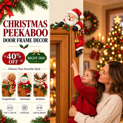 🎅Christmas Peekaboo Door Frame Corner Decor