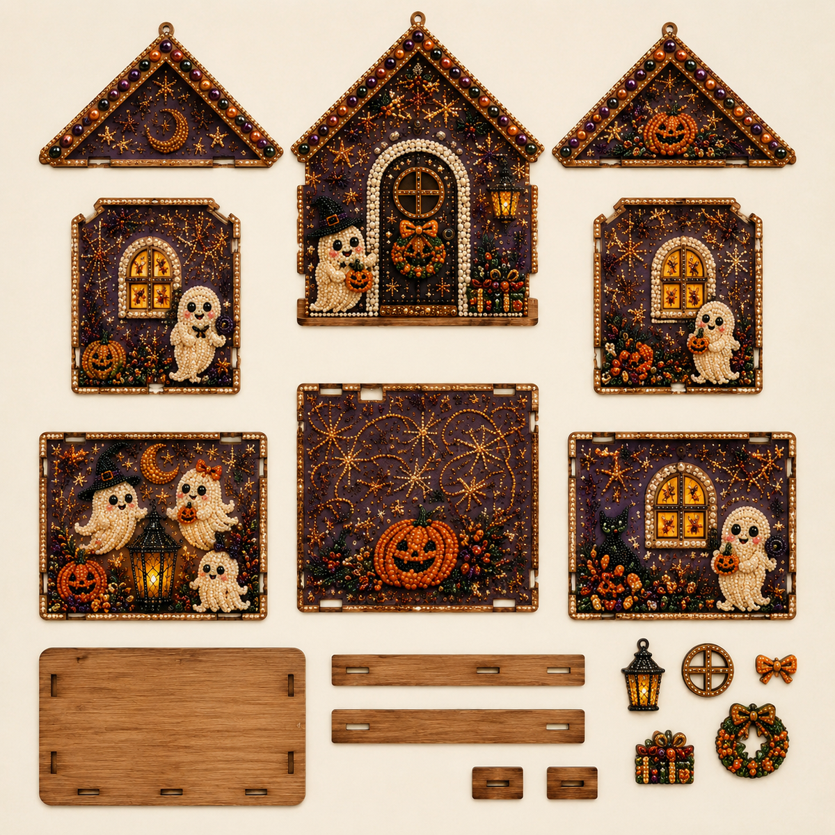 Plymagic DIY Pearl Art - Moonlight Enchanted Cottage Collection