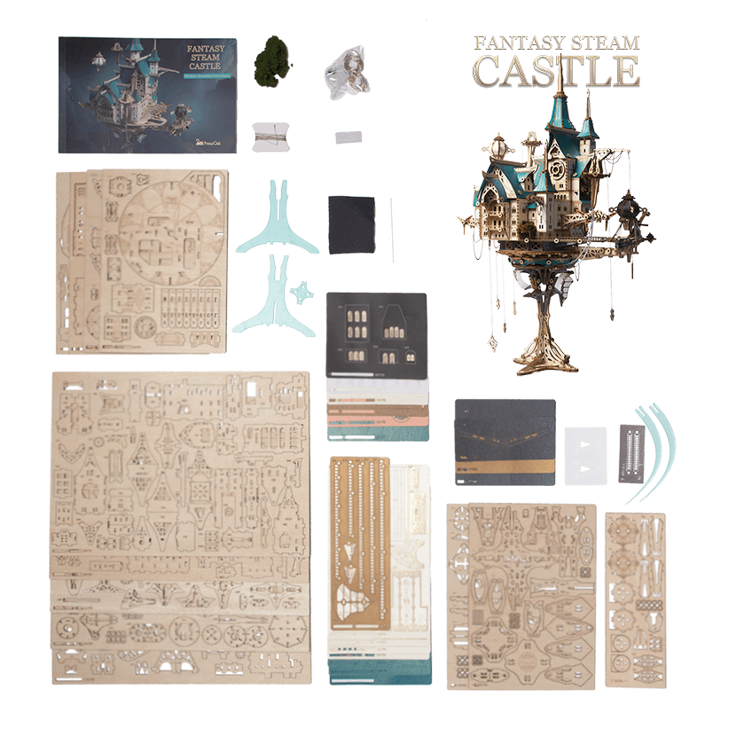 Plymagic Assembly Model - Fantasy Steam Castle