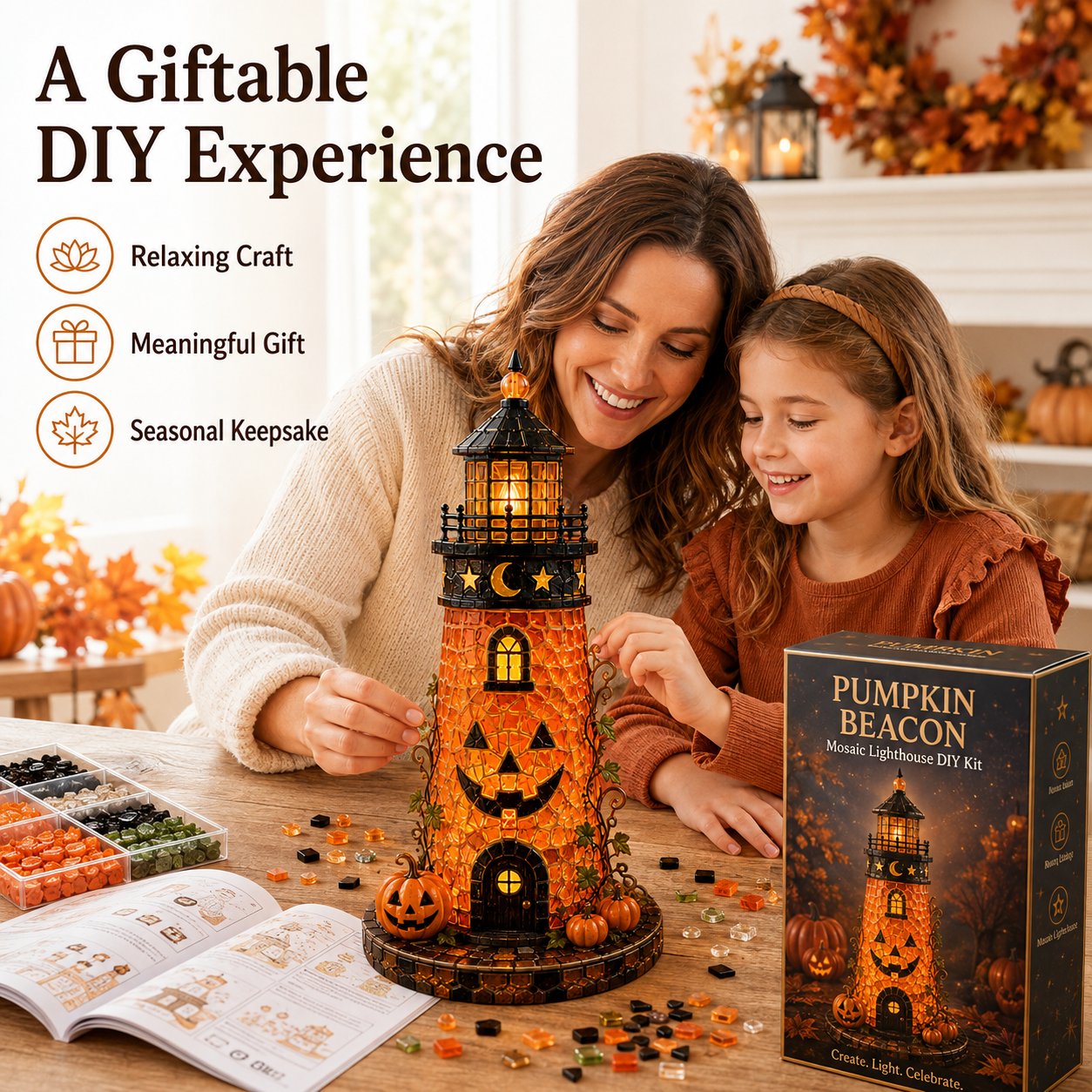Plymagic DIY Sea Glass  – 🎃Halloween Lighthouse