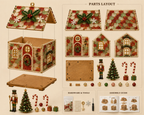 Plymagic DIY Sea Glass - Christmas Cottage