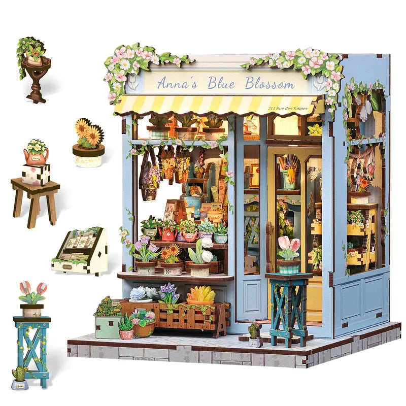 Plymagic DIY Mini House - Anna's Blue Blossom