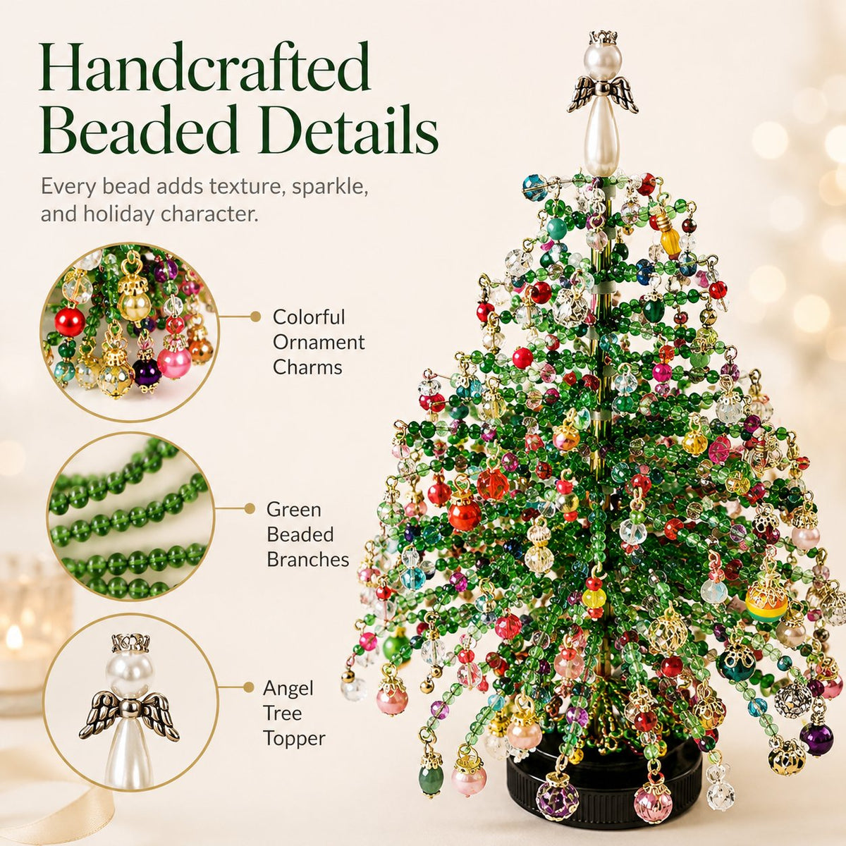 Plymagic DIY Pearl Art - Beaded Christmas Tree🎅